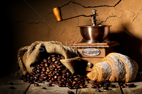 Grains of coffee Stock photo © Givaga