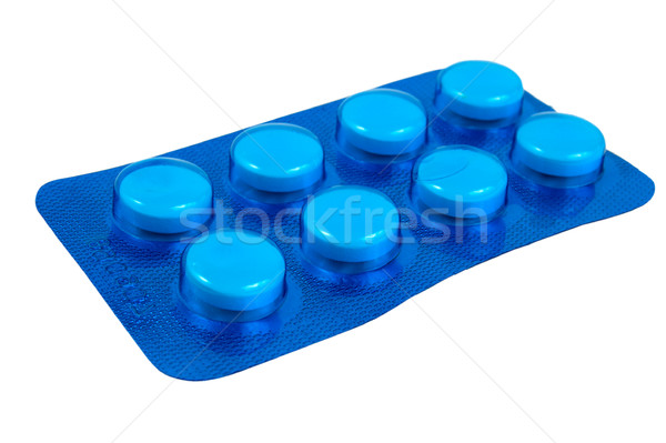 Pills in the dark blue packing Stock photo © Givaga