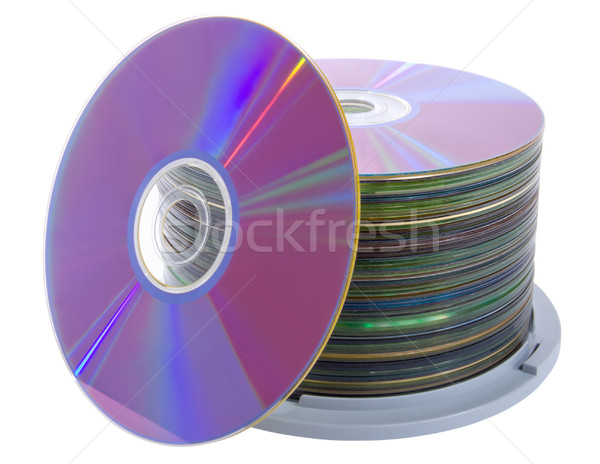 Pile of cd disks Stock photo © Givaga