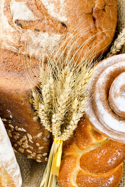 An assortment of bakery fresh bread Stock photo © Givaga