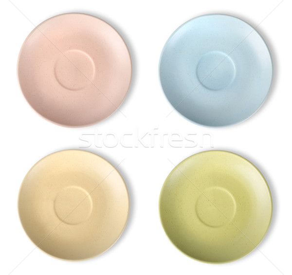Collage of plates Stock photo © Givaga
