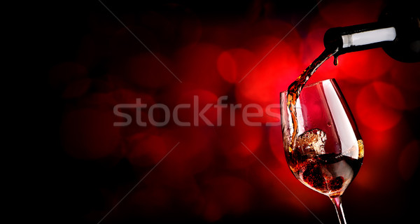 Pouring wine on vinous Stock photo © Givaga