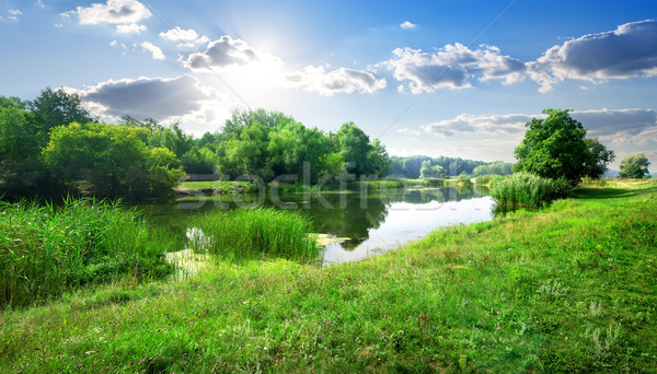 River landscape Stock photo © Givaga