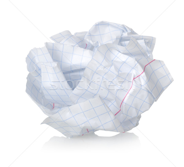 Crumpled sheet of paper Stock photo © Givaga