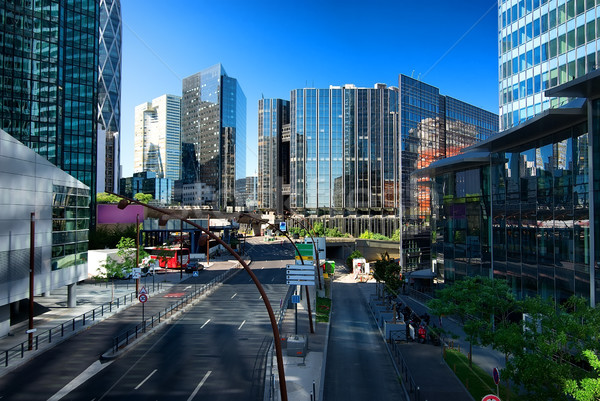 Skyscrapers and road Stock photo © Givaga
