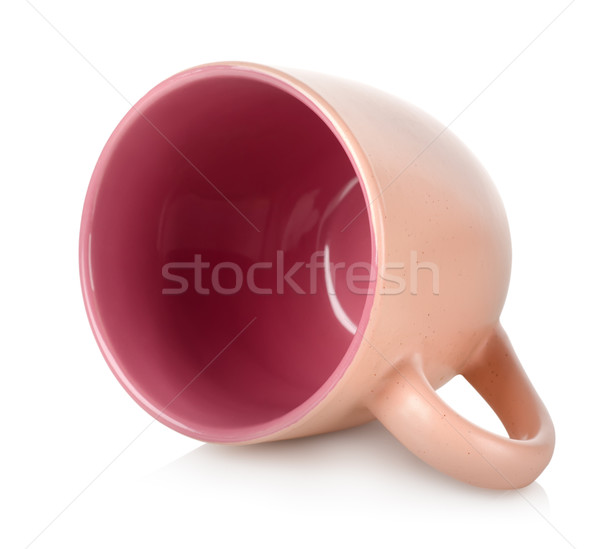 [[stock_photo]]: Rose · tasse · de · café · isolé · blanche · thé · tasse