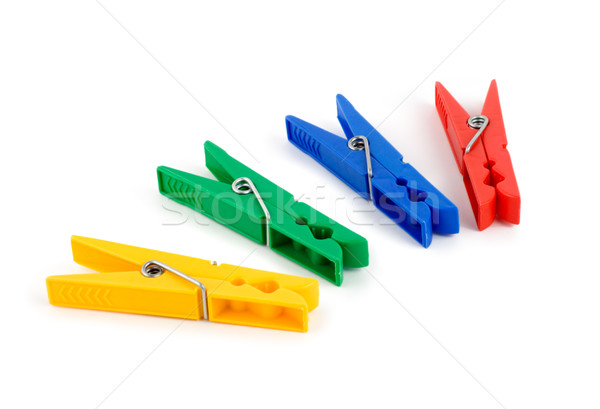 Colour clothes-peg Stock photo © Givaga