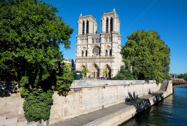 Notre Dame and Seine Stock photo © Givaga