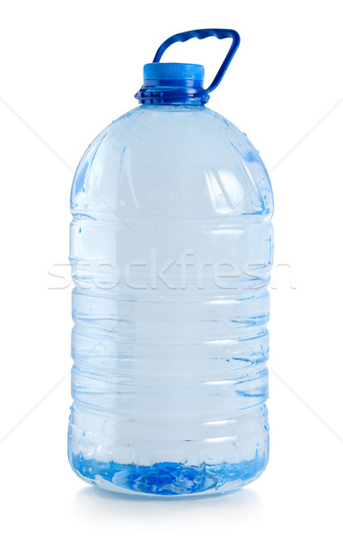 Grande botella agua camino aislado blanco Foto stock © Givaga