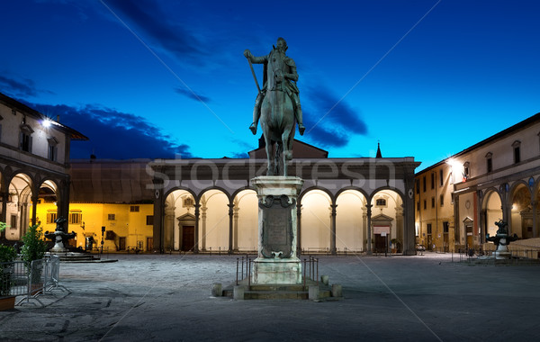 Piazza della Santissima Annunziata Stock photo © Givaga