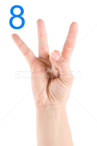 Number eight Stock photo © Givaga