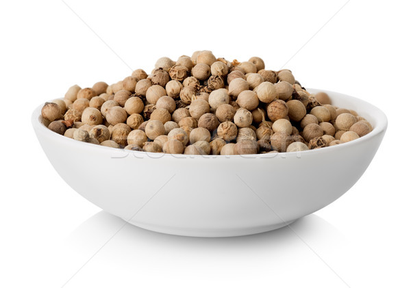 White pepper in plate Stock photo © Givaga