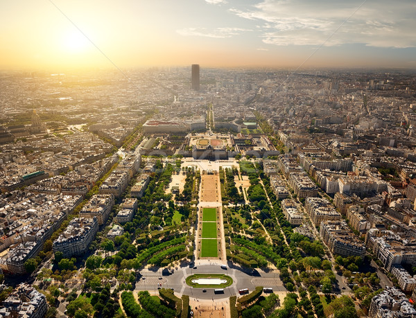 Panoramic view of Paris Stock photo © Givaga