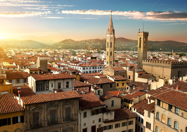 Towers in Florence Stock photo © Givaga