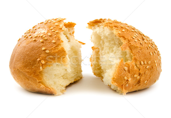 Two halves of wheat bread Stock photo © Givaga