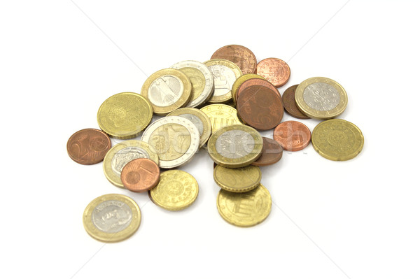 Euro coins Stock photo © gladcov