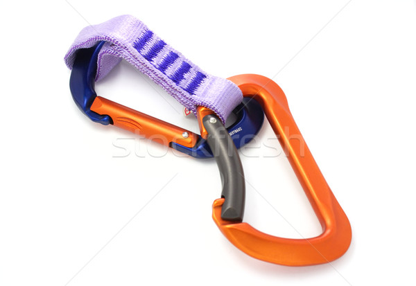 Escalada equipamento dois isolado branco esportes Foto stock © gladcov