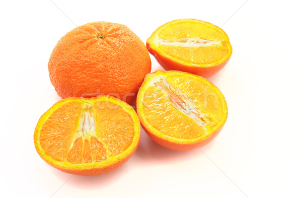 桔子 新鮮 孤立 白 水果 橙 商業照片 © gladcov