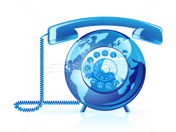 世界 電話 向量 圖標 電話 商業照片 © gladcov
