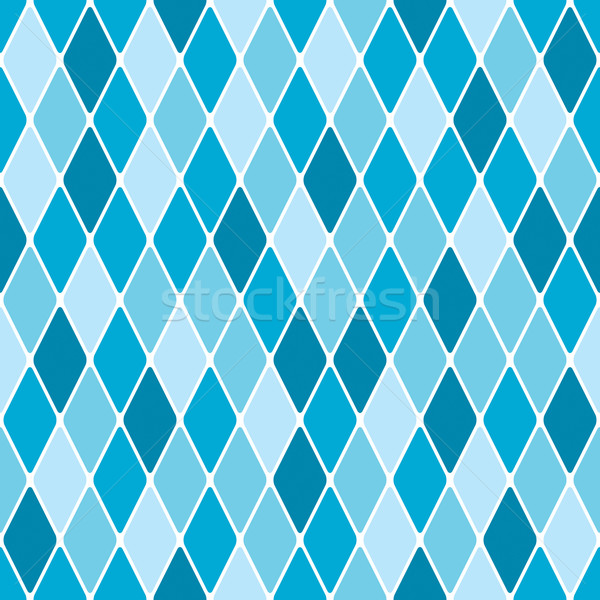 Harlequin winter frozen seamless pattern Stock photo © Glasaigh