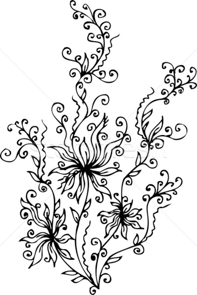 Les Fleurs du mal. Eau-forte XV Stock photo © Glasaigh