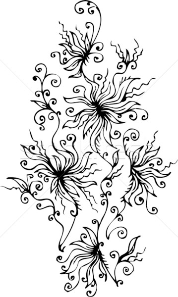Les Fleurs du mal. Eau-forte XIII Stock photo © Glasaigh
