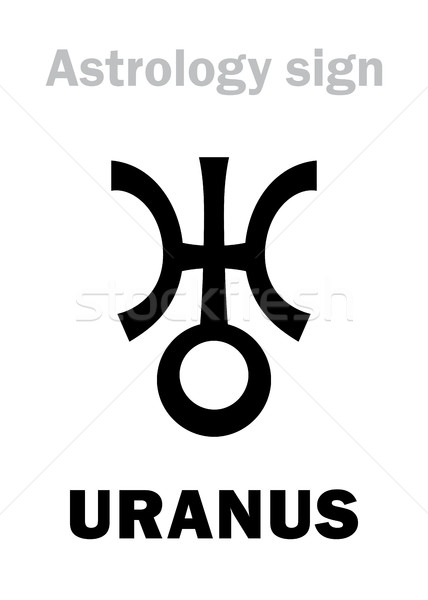 Astroloji gezegen alfabe global karakter Stok fotoğraf © Glasaigh