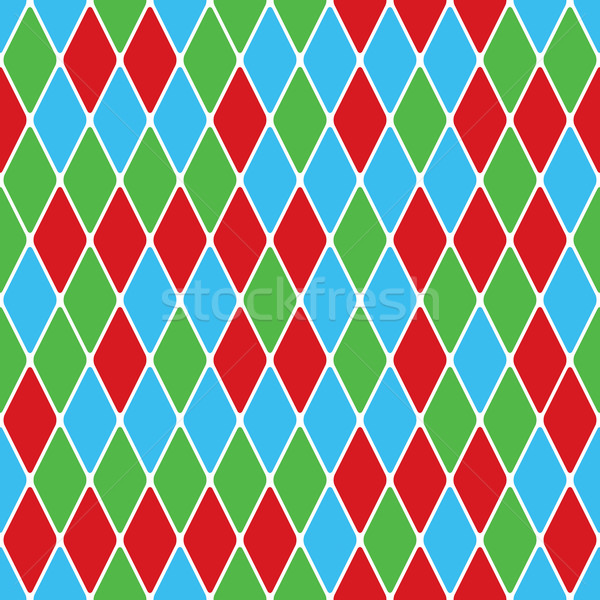 Harlequin parti-coloured seamless pattern 5.0 Stock photo © Glasaigh