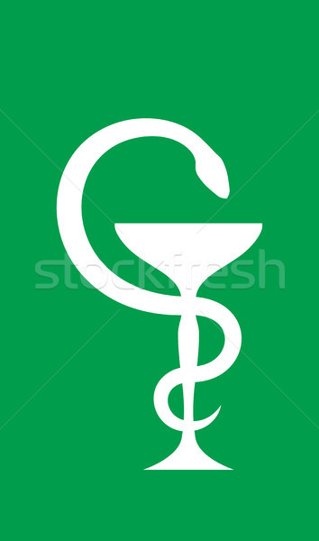 Stock photo: Cup of Aesculapius