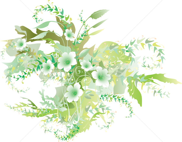 Delicate floral verdure Stock photo © Glasaigh