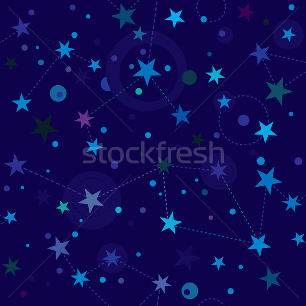 Foto stock: Noite · padrão · sem · costura · telha · fundo