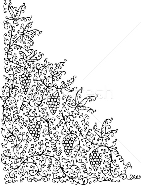 Vine vignette LXXV Stock photo © Glasaigh
