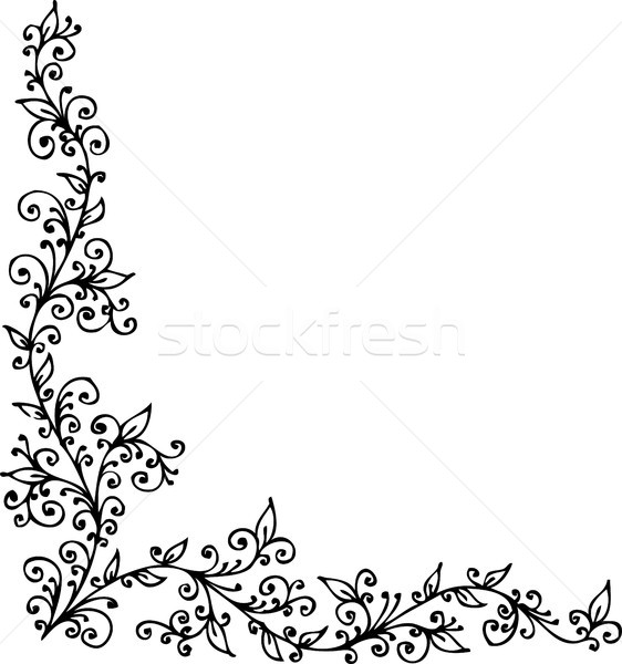 Virágmintás dekoratív textúra eps8 terv szépség Stock fotó © Glasaigh