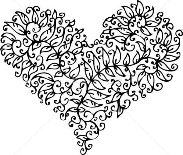 Romantic Heart vignette CXXXV Stock photo © Glasaigh