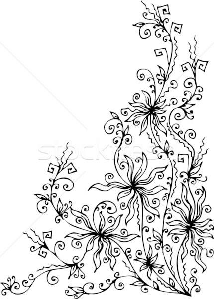 Les Fleurs du mal. Eau-forte XVIII Stock photo © Glasaigh