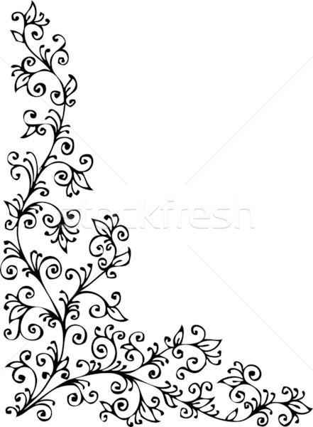 Virágmintás dekoratív textúra eps8 terv szépség Stock fotó © Glasaigh