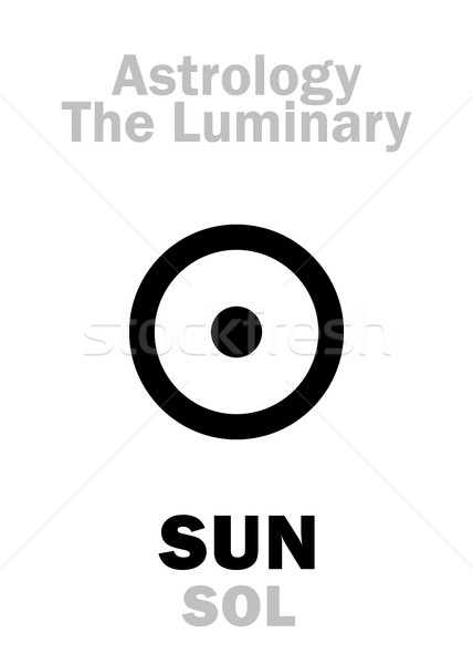Astrology: Luminary SUN (SOL) Stock photo © Glasaigh