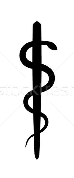 Stock photo: Rod of Asclepius