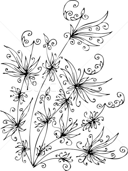 Les Fleurs du mal. Eau-forte XVII Stock photo © Glasaigh