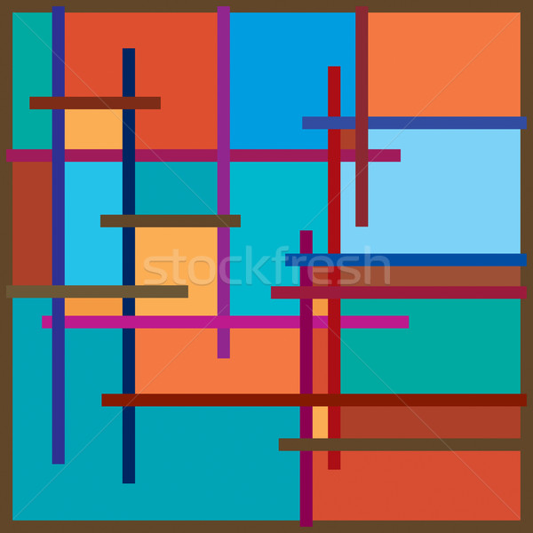 Polychrome frame Stock photo © Glasaigh