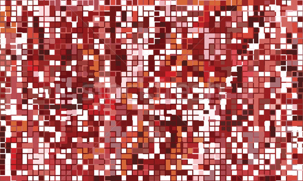 мозаика цвета ярко декоративный красный Сток-фото © Glasaigh