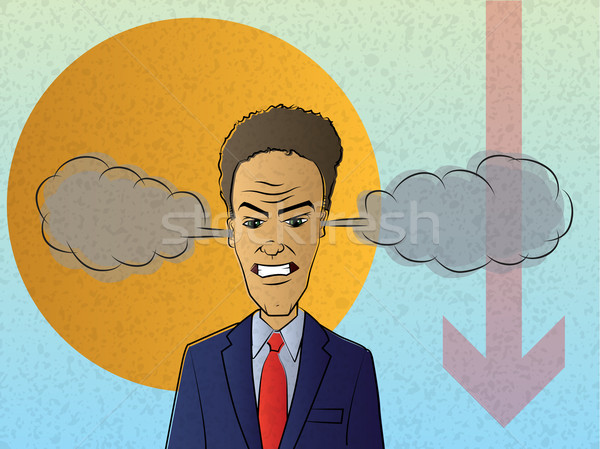 Overwhelmed Businessman Stock photo © gleighly