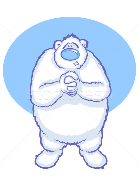 Polar Bear Cartoon Stock photo © gleighly