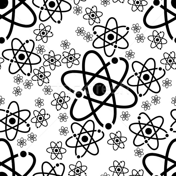 atom seamless pattern Stock photo © glorcza