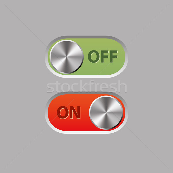 off and on buttons Stock photo © glorcza