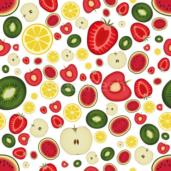 seamless fruit pattern Stock photo © glorcza