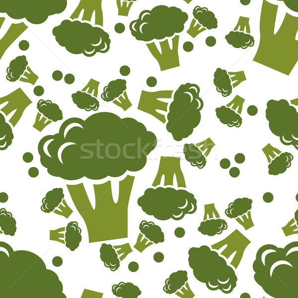 broccoli seamless pattern Stock photo © glorcza
