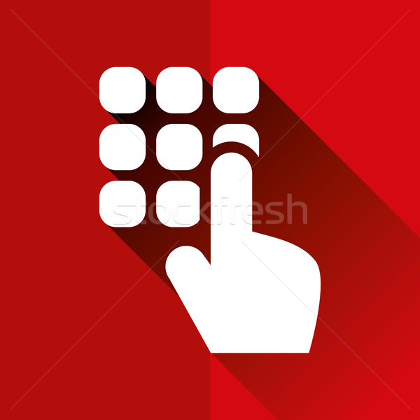 security alarm system icon Stock photo © glorcza