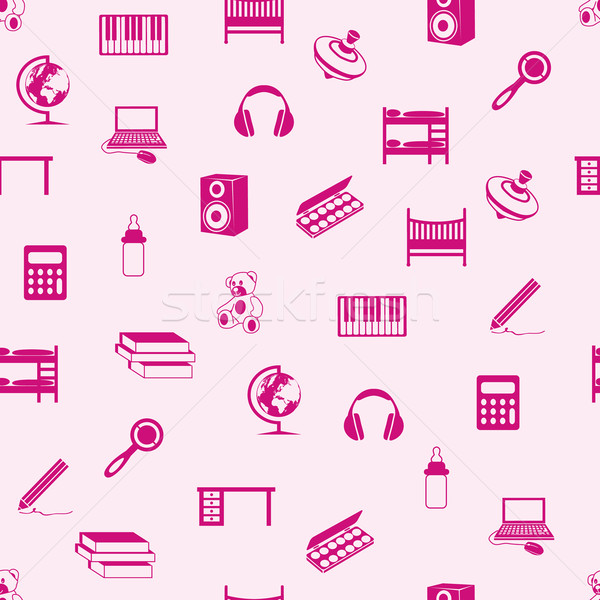 children seamless pattern Stock photo © glorcza