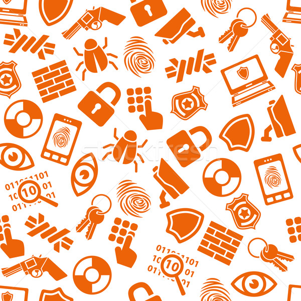 security seamless pattern Stock photo © glorcza